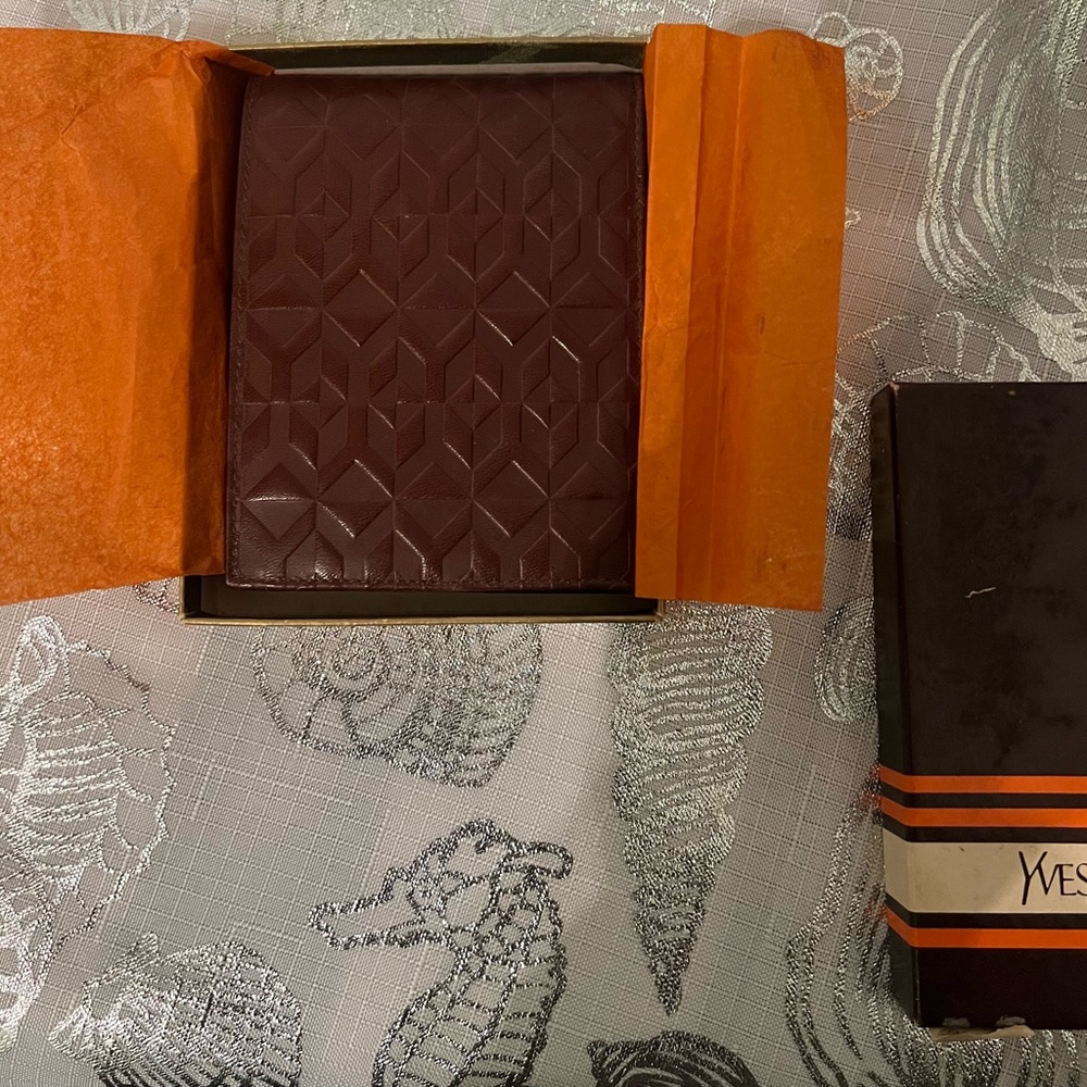 NWT Vintage Yves Saint Laurent Wallets and Change purse.